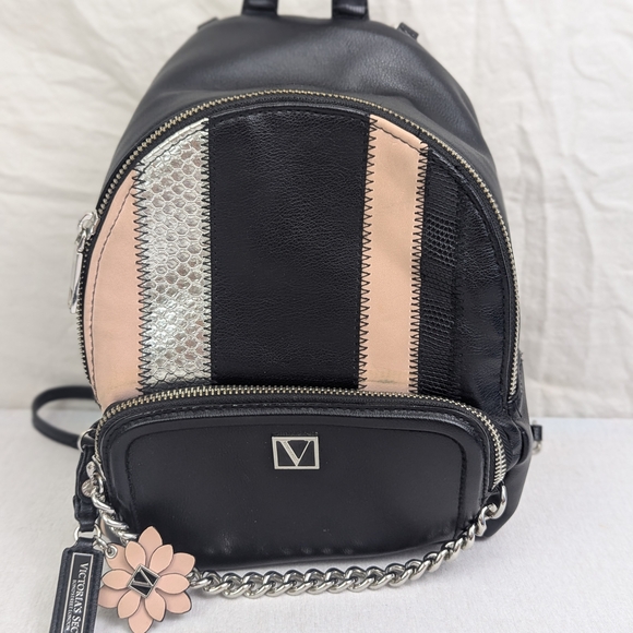 Victoria\'s Secret Exotic Mix Mini Backpack With Chain Element NWOT main image 7